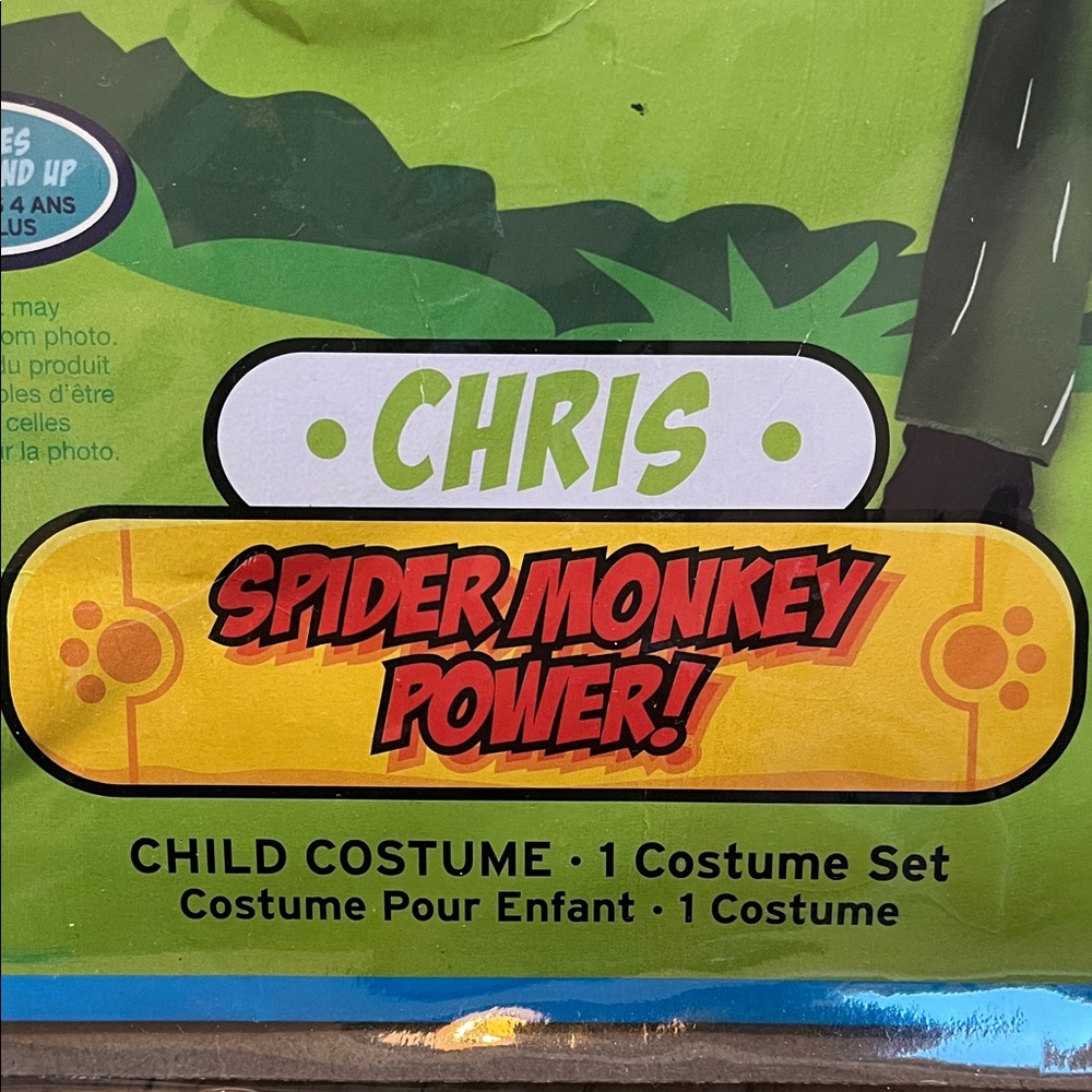 Wild Kratts Chris Spider Monkey Costume - For Ages 4 Years and Up - Picture 9 of 9